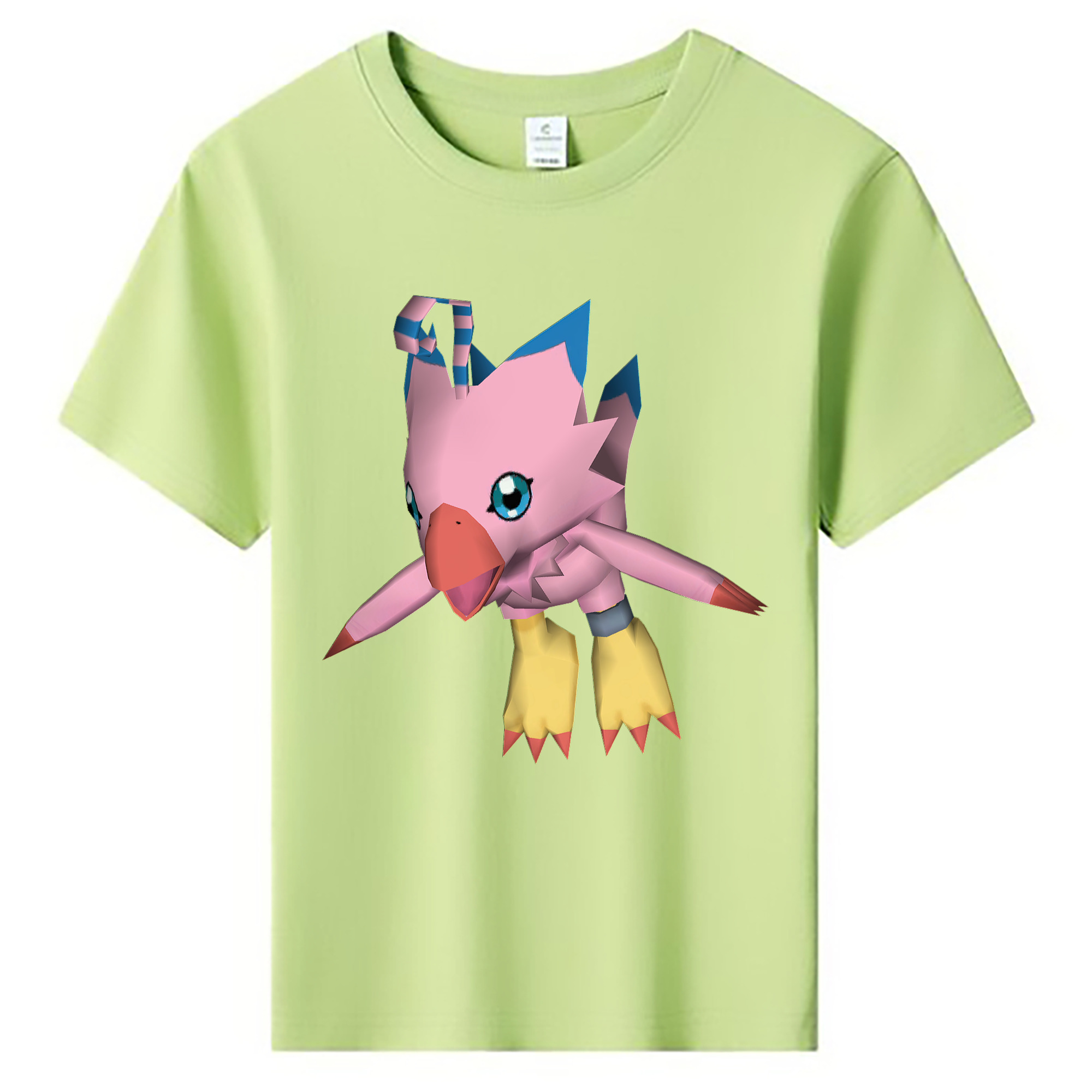 （画像用） Digimon デジタルモンスター/デジモン 綿100％キッズTシャツ（フロントプリント）